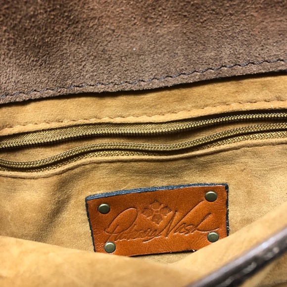 PATRICIA NASH Beaumont Distressed Vintage Collection leather crossbody b… - Picture 4 of 15